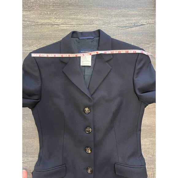 Piazza Sempione Women's Jacket IT. 40 Wool & Cashmere 4 Button Blazer, Black. - Picture 9 of 9